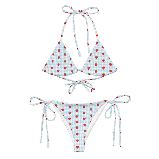 003 Strawberry Sweetie String Bikini