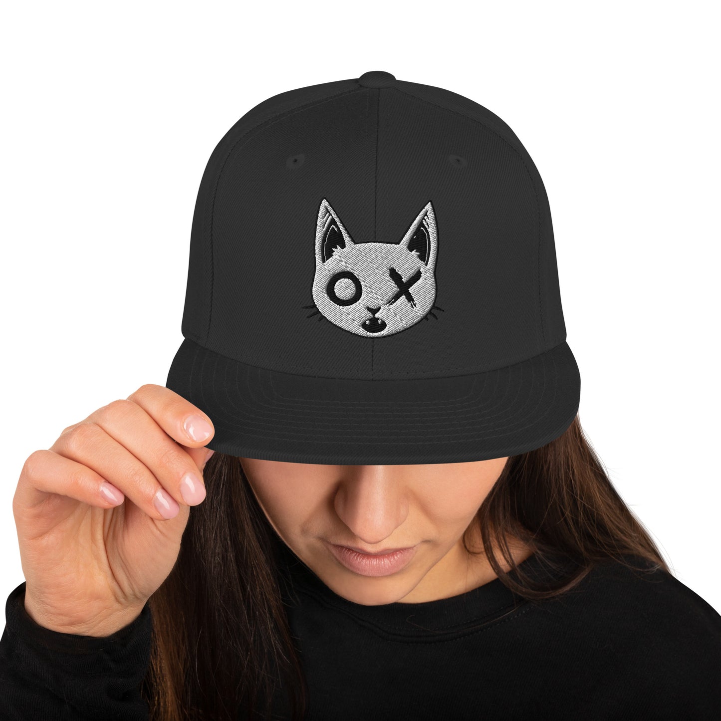 Ugly Kitty Snapback Hat