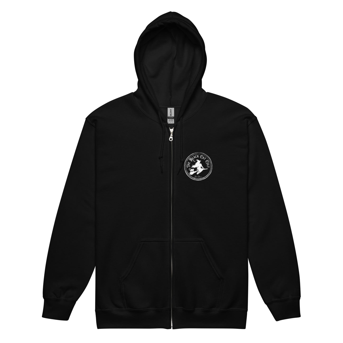 The Black Cat Cult Unisex heavy blend zip hoodie