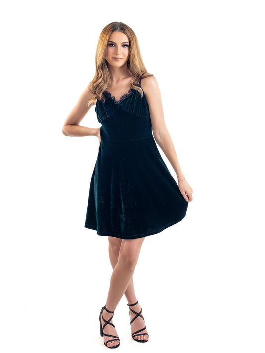 Emerald Green Juliana Slip Dress