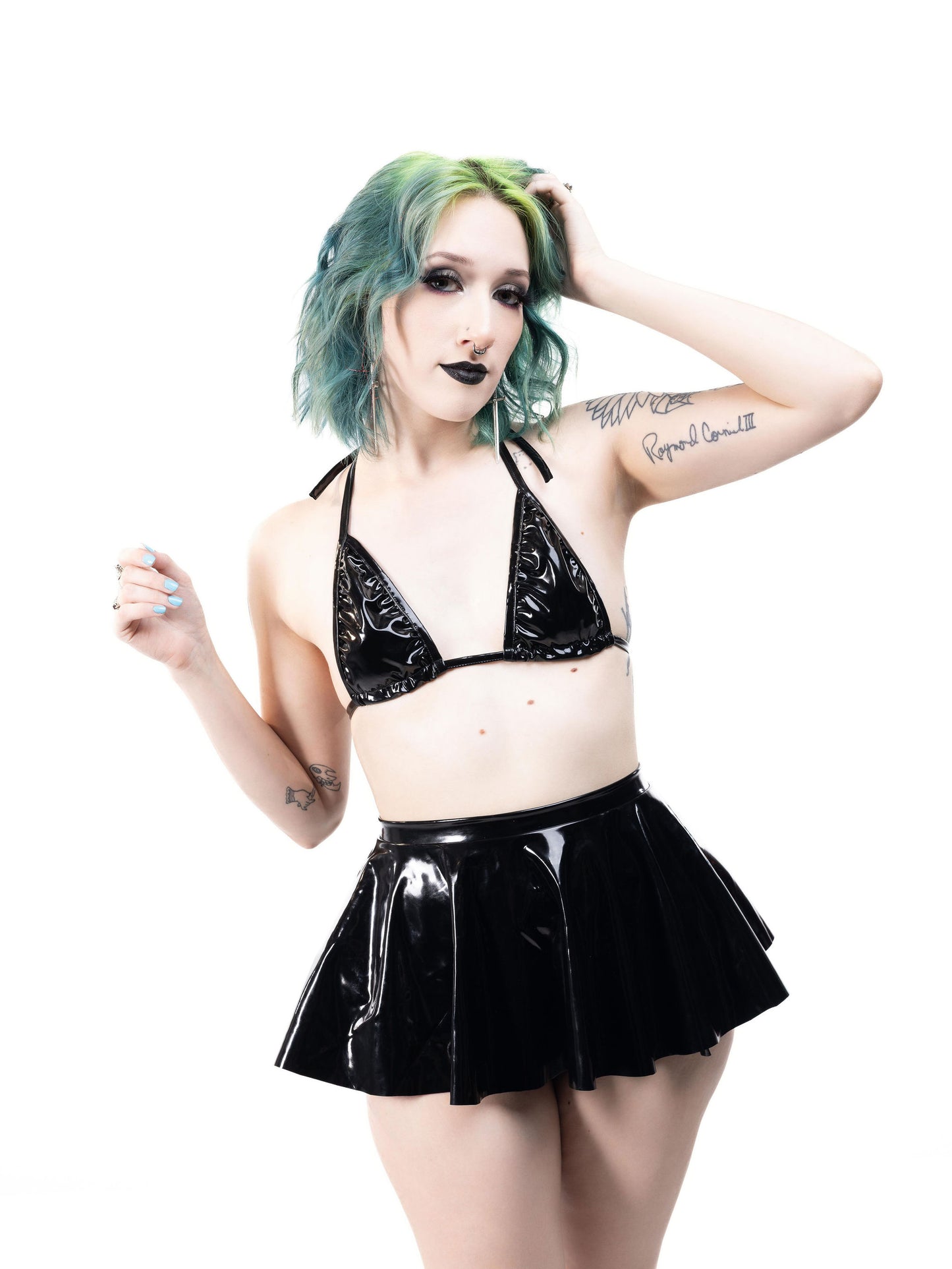 Vinyl Mini Skirt