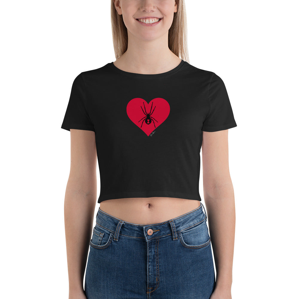 002 Black Widow Women’s Crop Tee