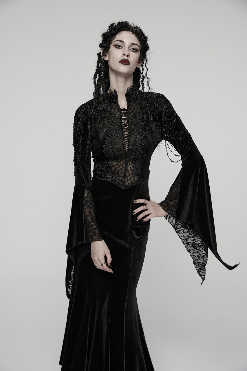 model, rock, punk, goth aesthetic, goth, gothic, fashion, steampunk, dark style, victorian goth, adventure, fantasy, halloween